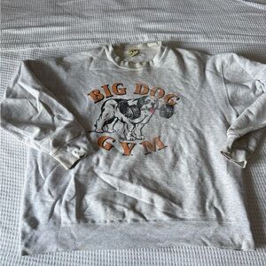 Vintage Big Dogs Gym Crewneck from the 80s